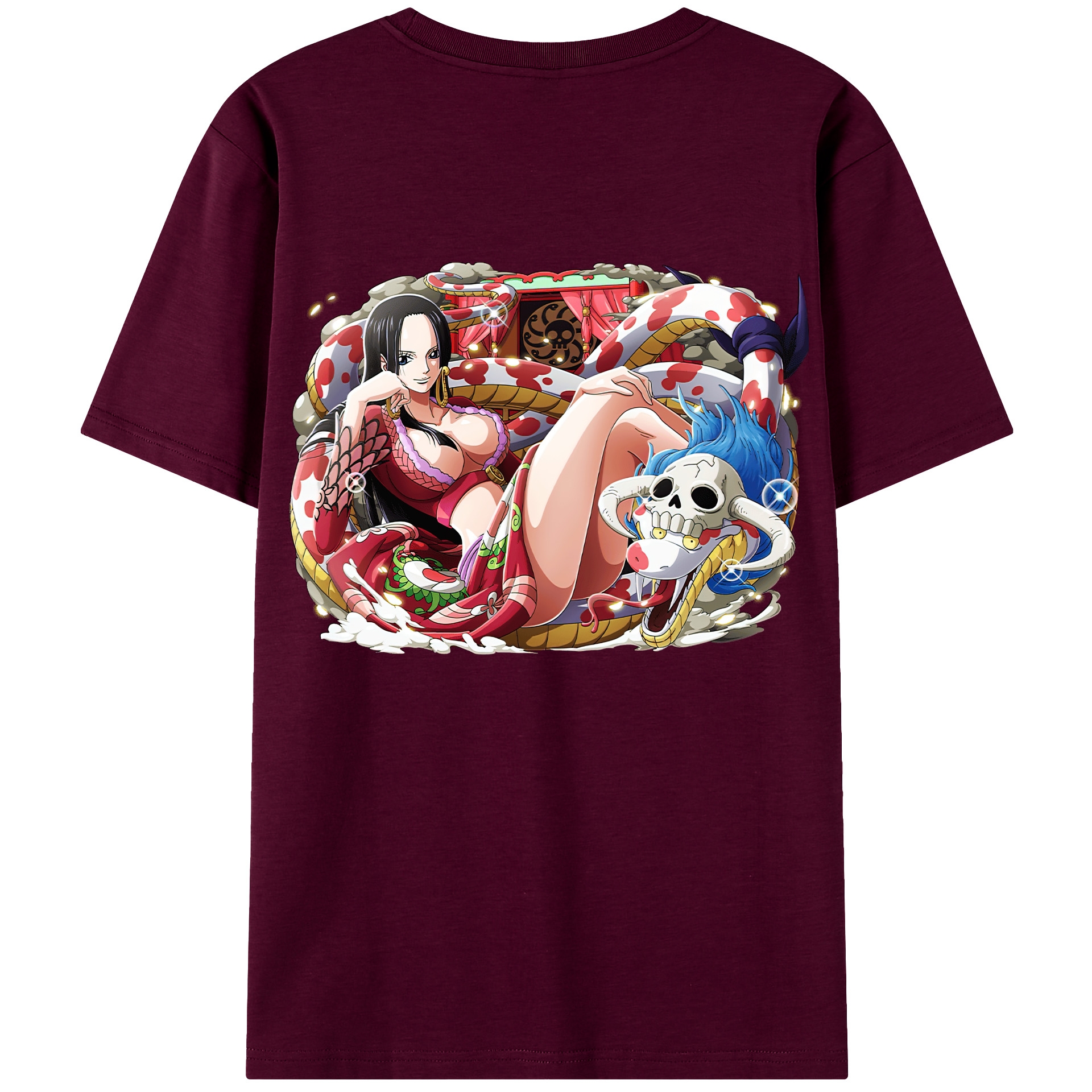 ワンピース ボア・ハンコック ONE PIECE Boa·Hancock レディース半袖Tシャツ(バックプリント)